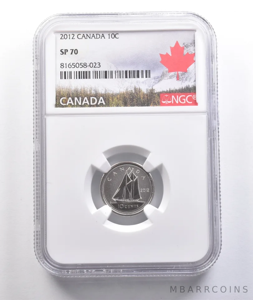 2012 Canada 10 Cents SP70 NGC *6891