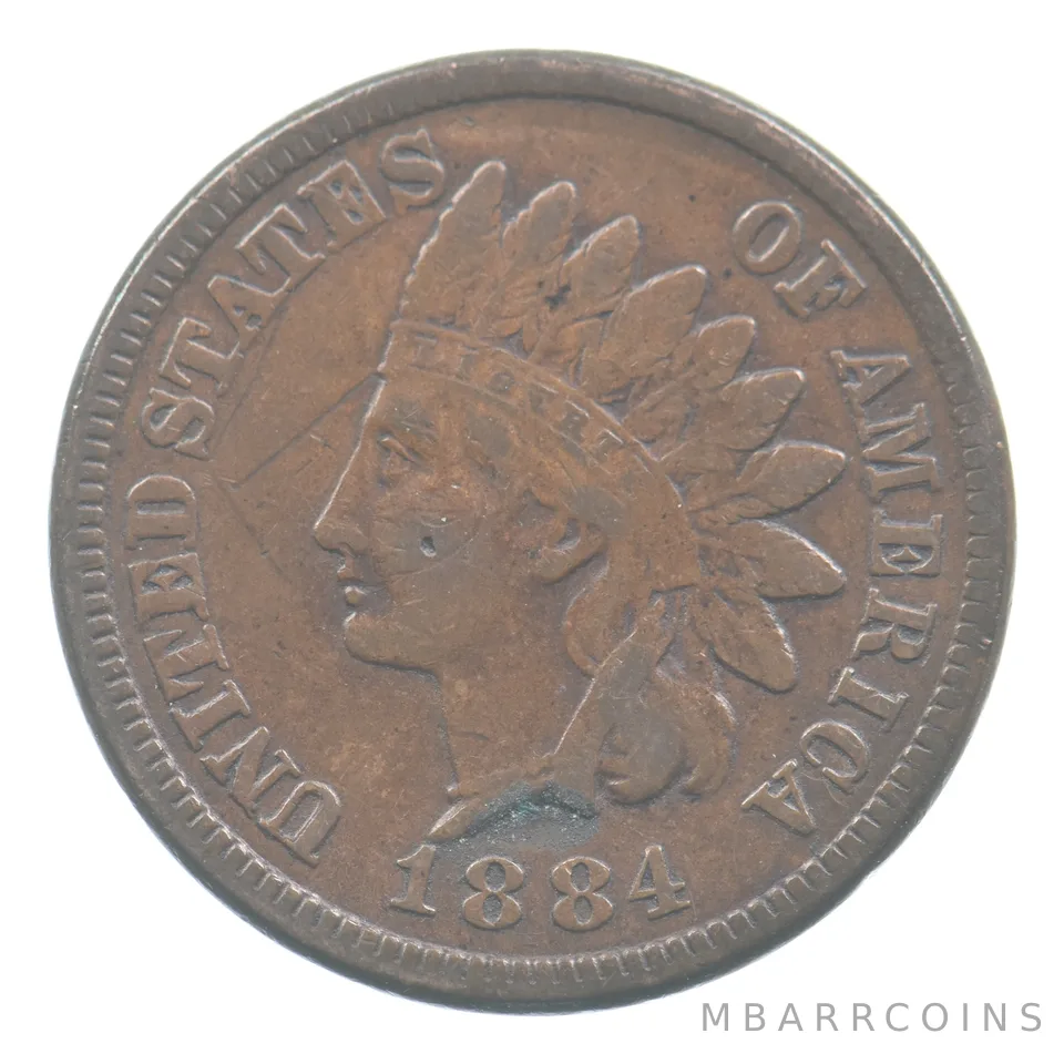 1884 Indian Head Cent *2262
