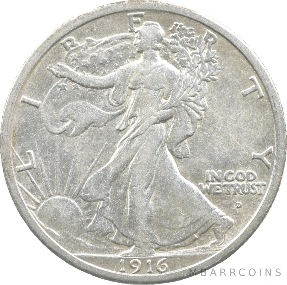 1916-D Walking Liberty Half Dollar *6250