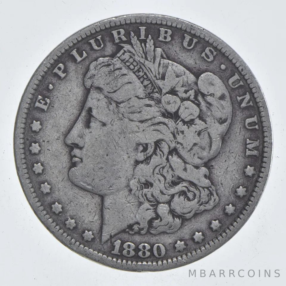 Early - 1880 Morgan Silver Dollar - 90% US Coin *831