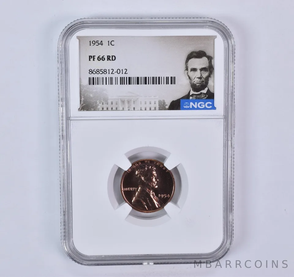 1954 Lincoln Wheat Cent PF66 RD NGC Special Label