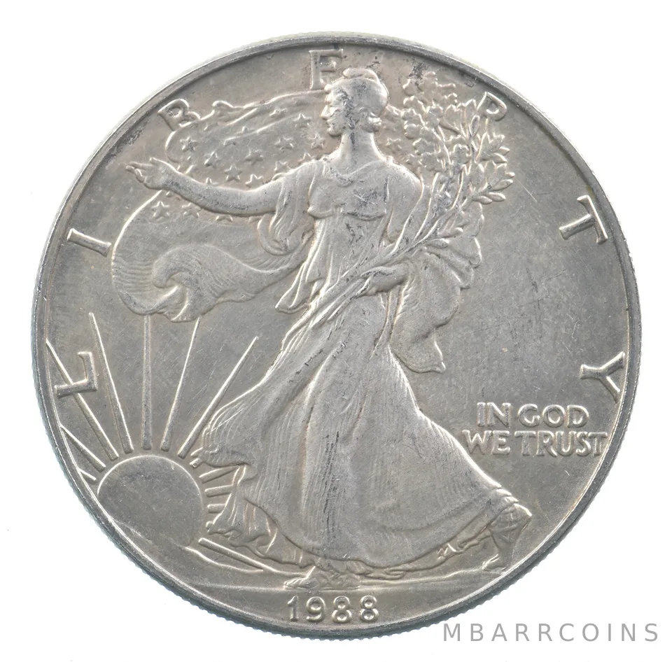 Better Date 1988 American Silver Eagle 1 Troy Oz .999 Fine Silver *911