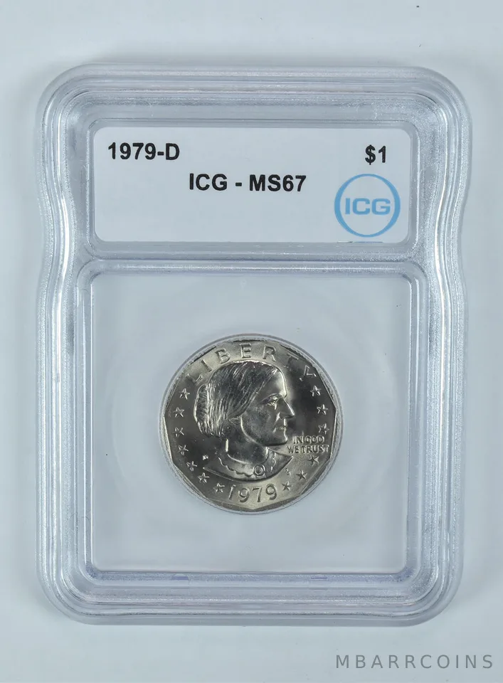 1979-D Susan B Anthony $1 MS67 ICG