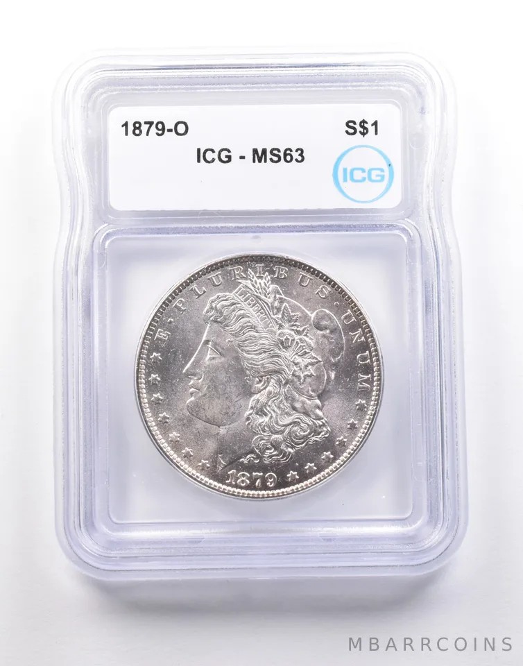 1879-O Morgan Silver Dollar MS63 ICG a5103