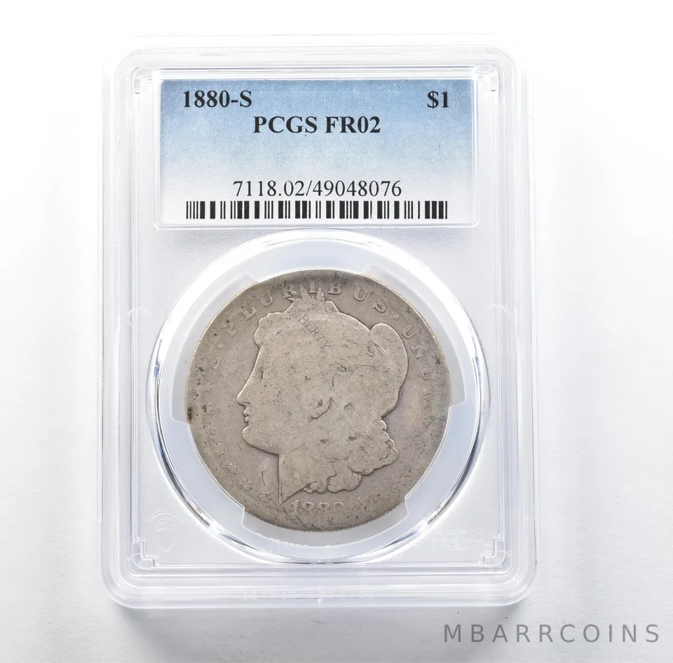 1880-S Morgan Silver Dollar FR02 PCGS Lowball