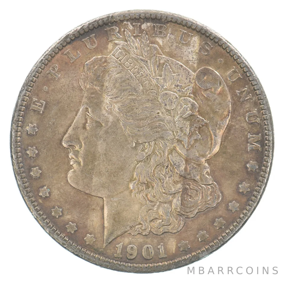 1901 Morgan Silver Dollar Beautiful Tone *4310
