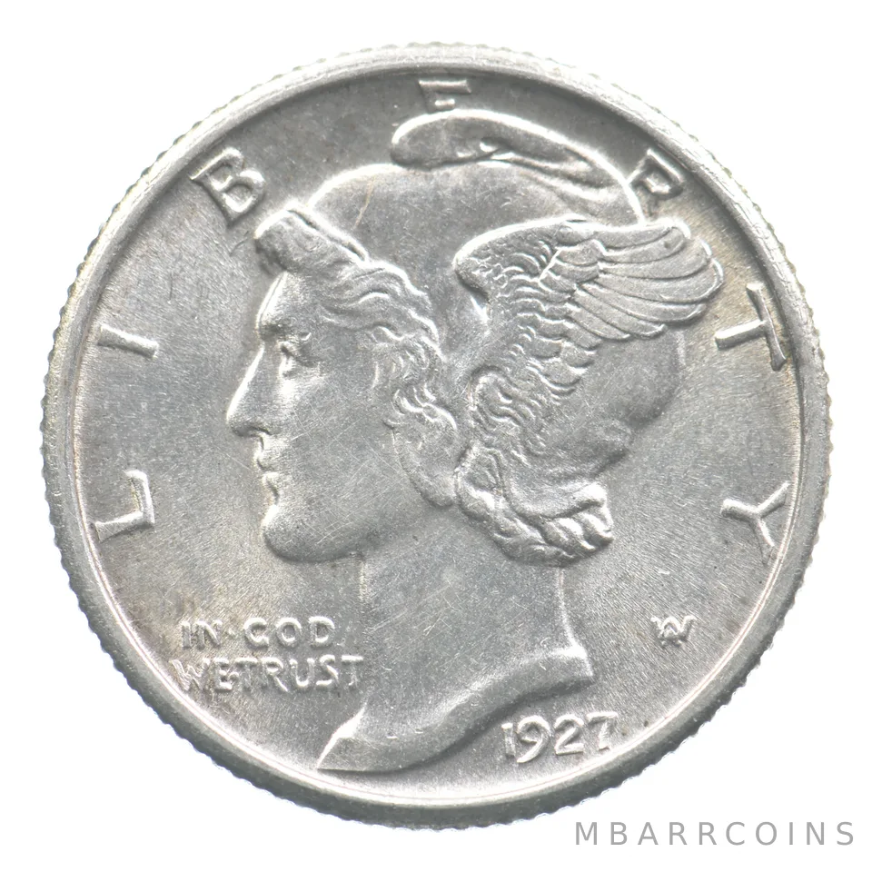 1927 Mercury Dime *0368