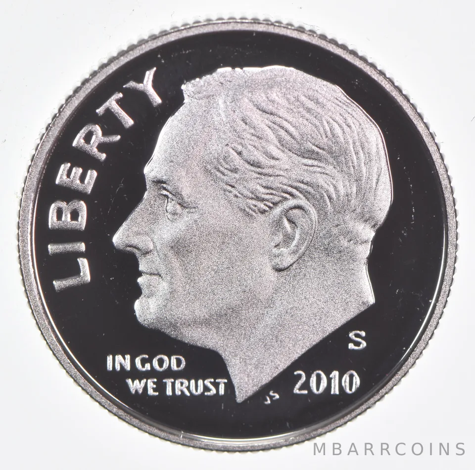 2010-S Roosevelt Dime Proof 90% Silver