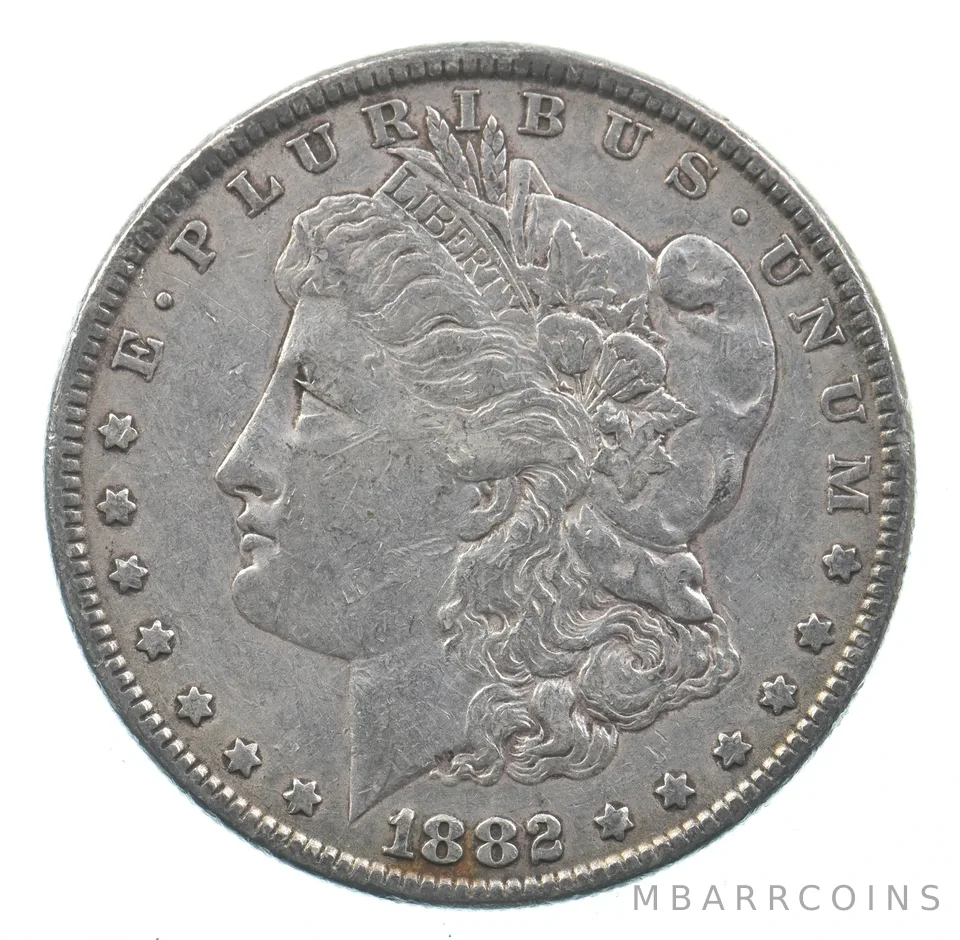 Early - 1882 Morgan Silver Dollar - 90% US Coin *665