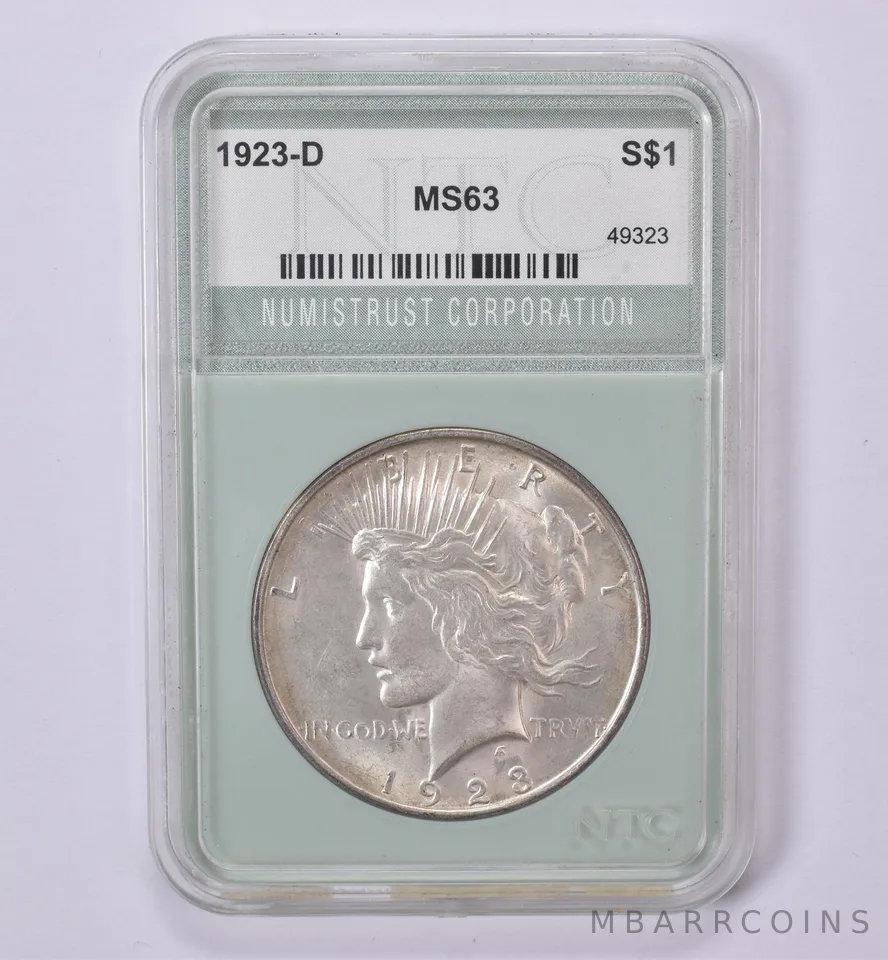 1923-D Peace Silver Dollar *0542