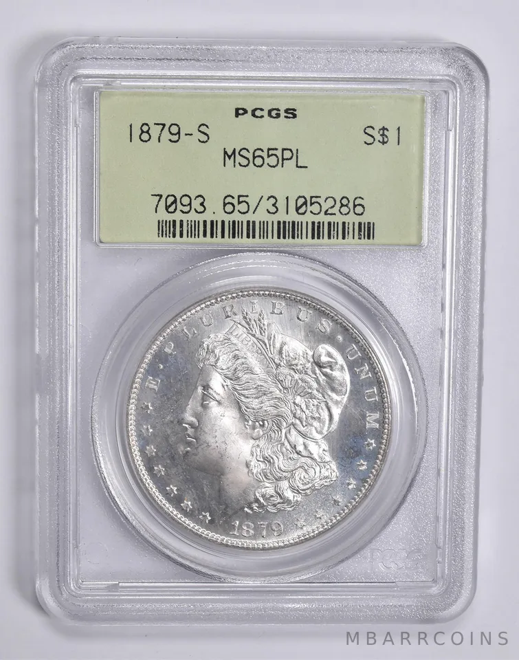 MS65 PL 1879-S Morgan Silver Dollar PCGS OGH Upgrade? *0499