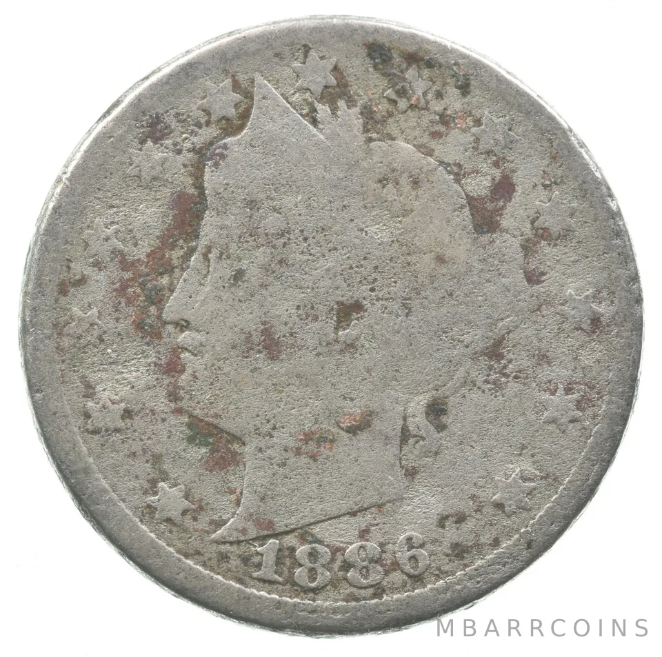 1886 Liberty Head V Nickel *5961