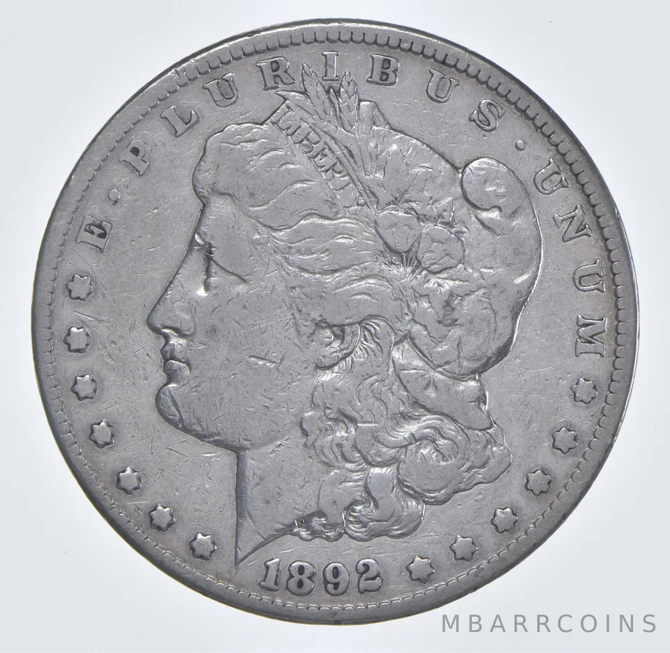 1892-CC Morgan Silver Dollar *1048