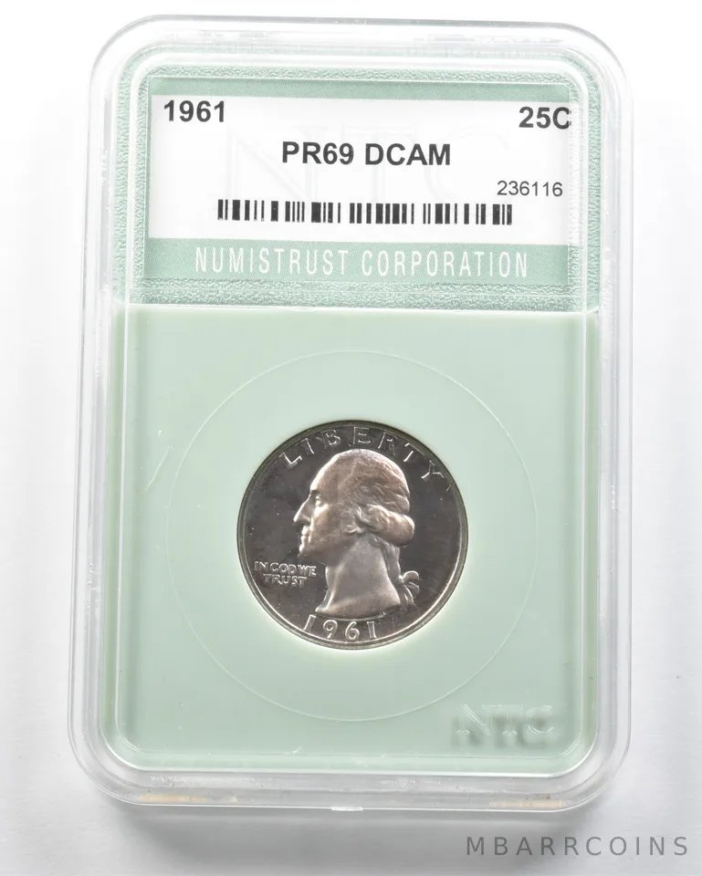 Proof 1961 Washington Quarter *4318