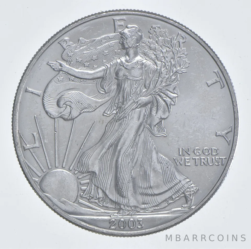 Better Date 2003 American Silver Eagle 1 Troy Oz .999 Fine Silver *572