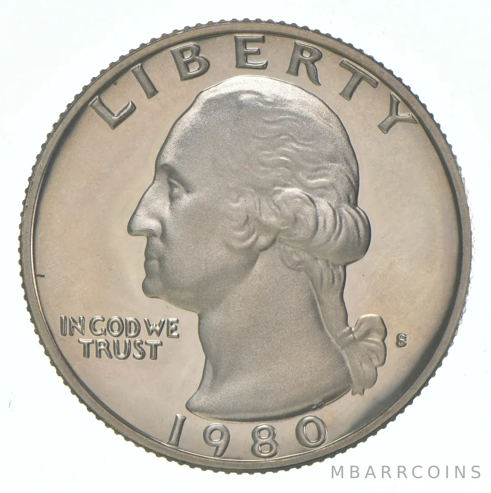 1980-S Washington Quarter CLAD Proof