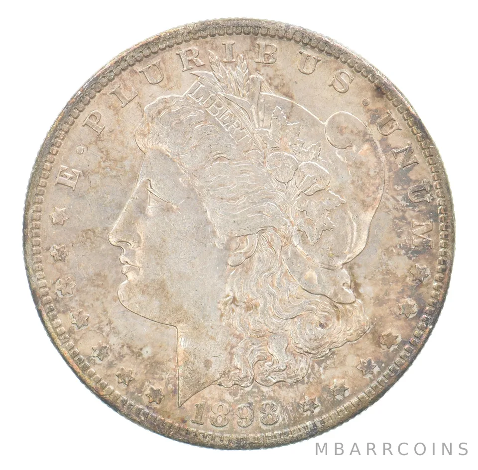 1898-S Morgan Silver Dollar Beautiful Tone *4281
