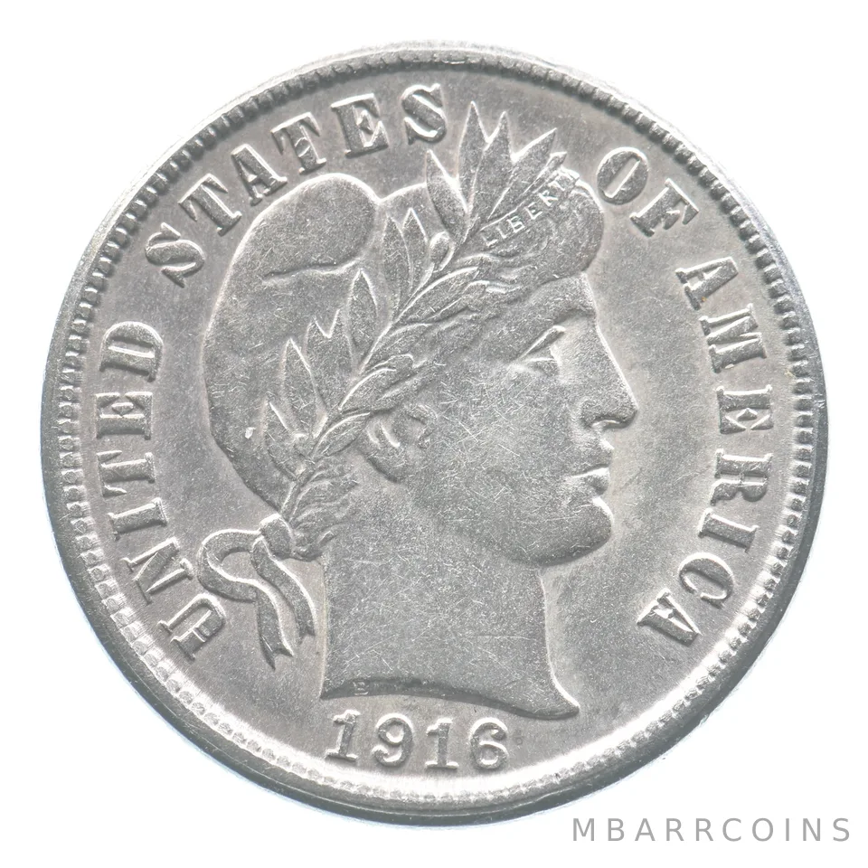 1916-S Barber Dime *6841