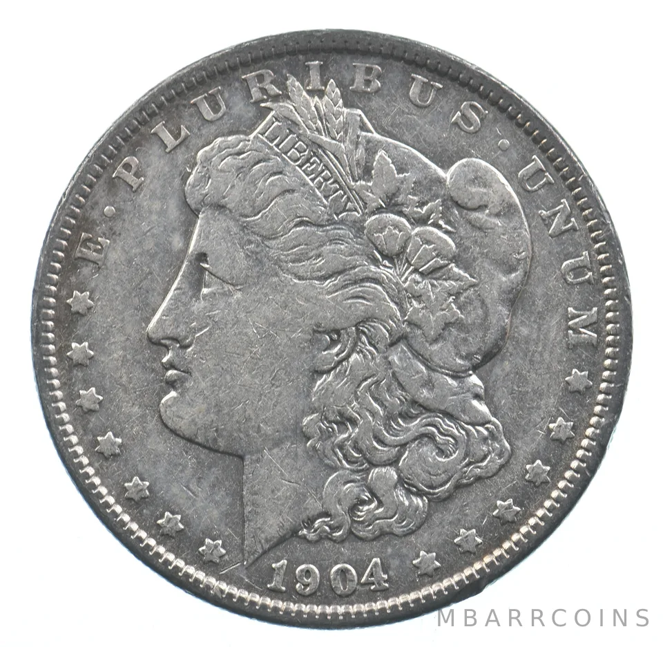 Early - 1904 Morgan Silver Dollar - 90% US Coin *916