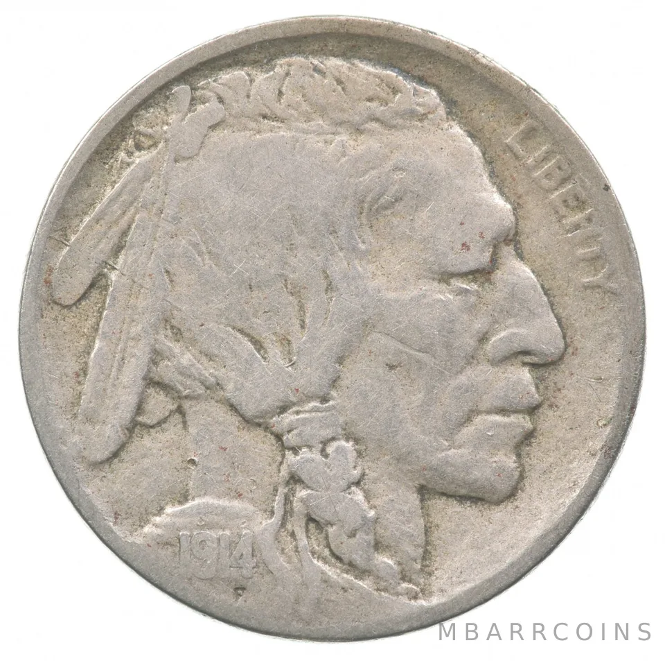 1914-D Indian Head Buffalo Nickel *6856