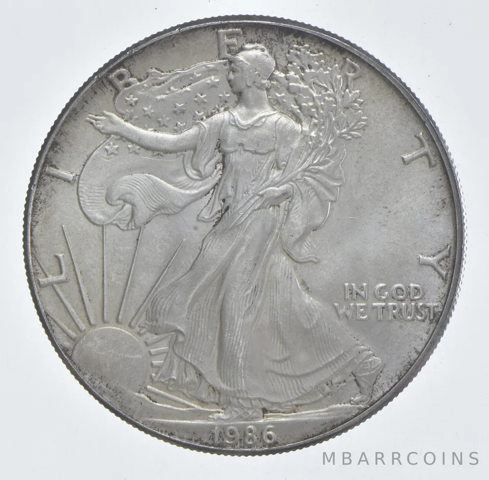 Better Date 1986 American Silver Eagle 1 Troy Oz .999 Fine Silver *185