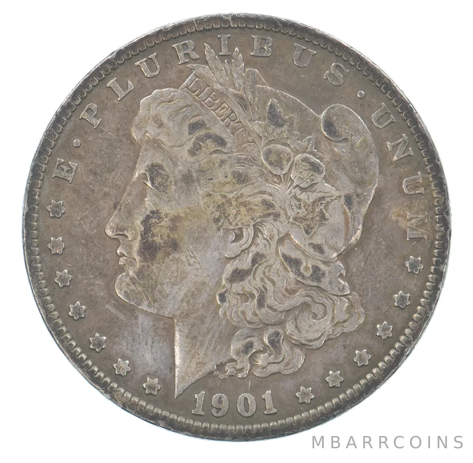 1901-S Morgan Silver Dollar Beautiful Tone *6253