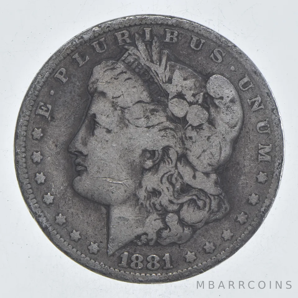 Early - 1881-O Morgan Silver Dollar - 90% US Coin *122