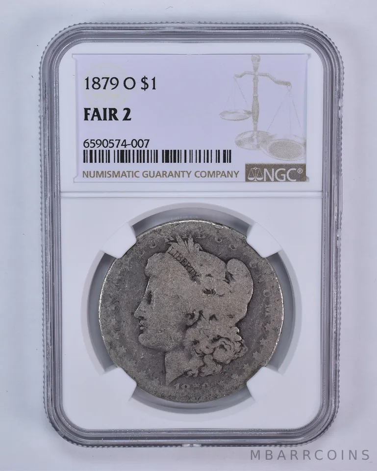 1879-O Morgan Silver Dollar Fair 2 NGC Lowball