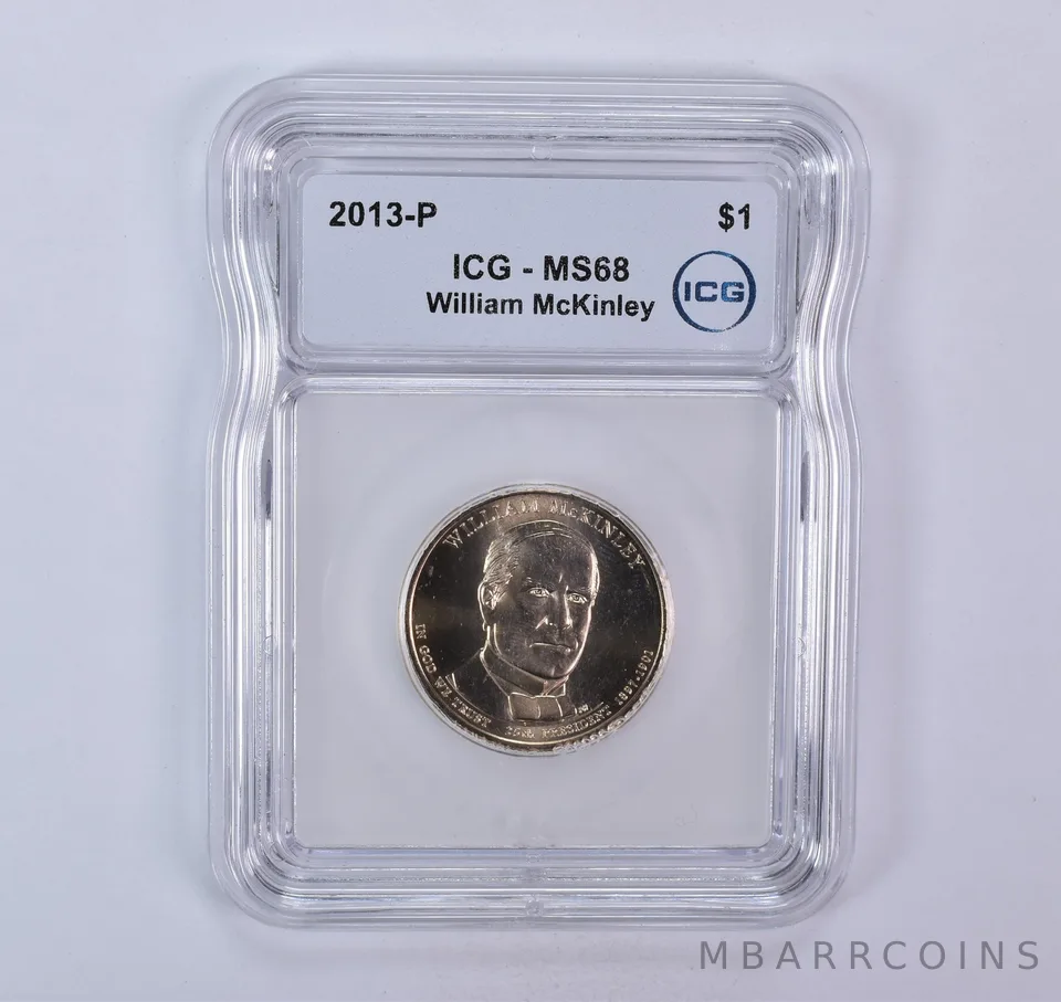 2013-P Presidential $1 William McKinley SMS MS68 ICG