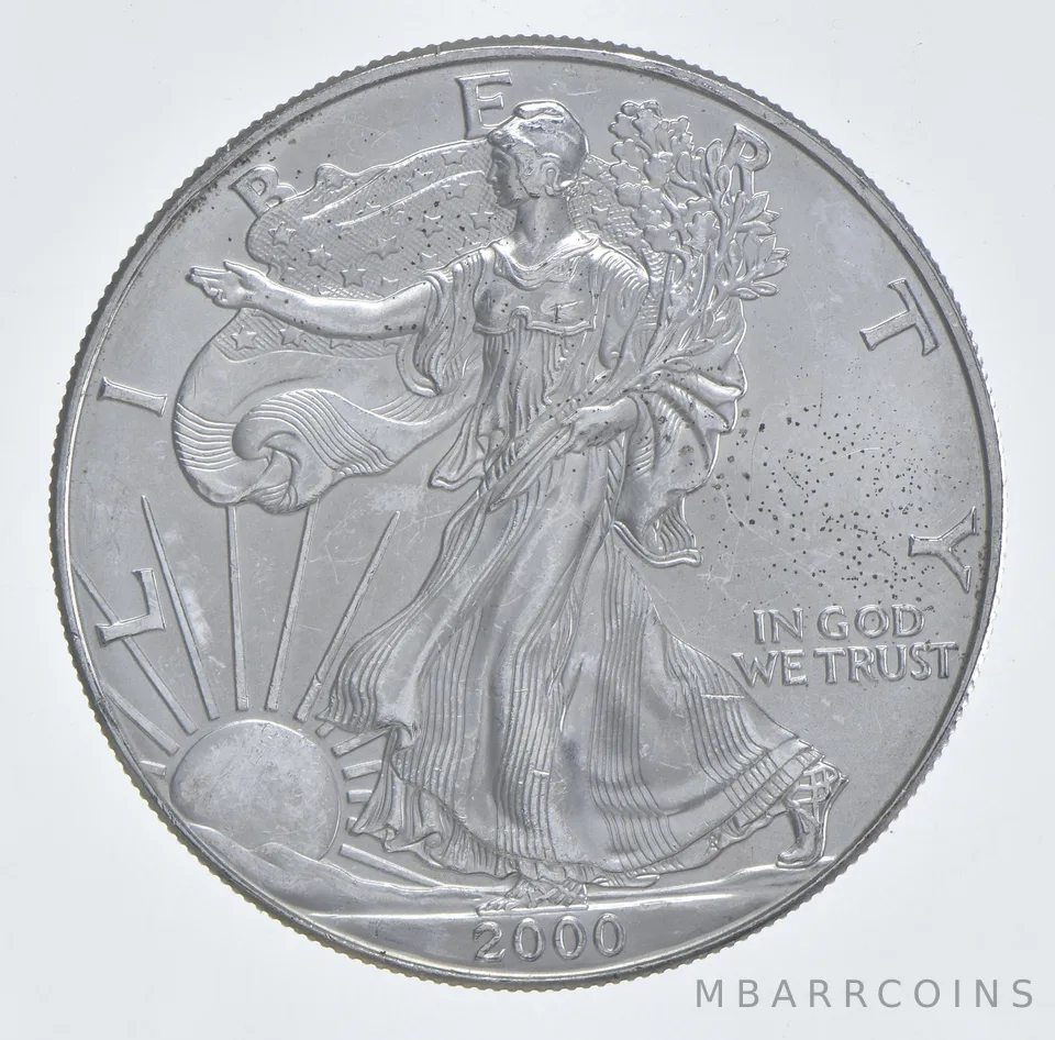 Better Date 2000 American Silver Eagle 1 Troy Oz .999 Fine Silver *007