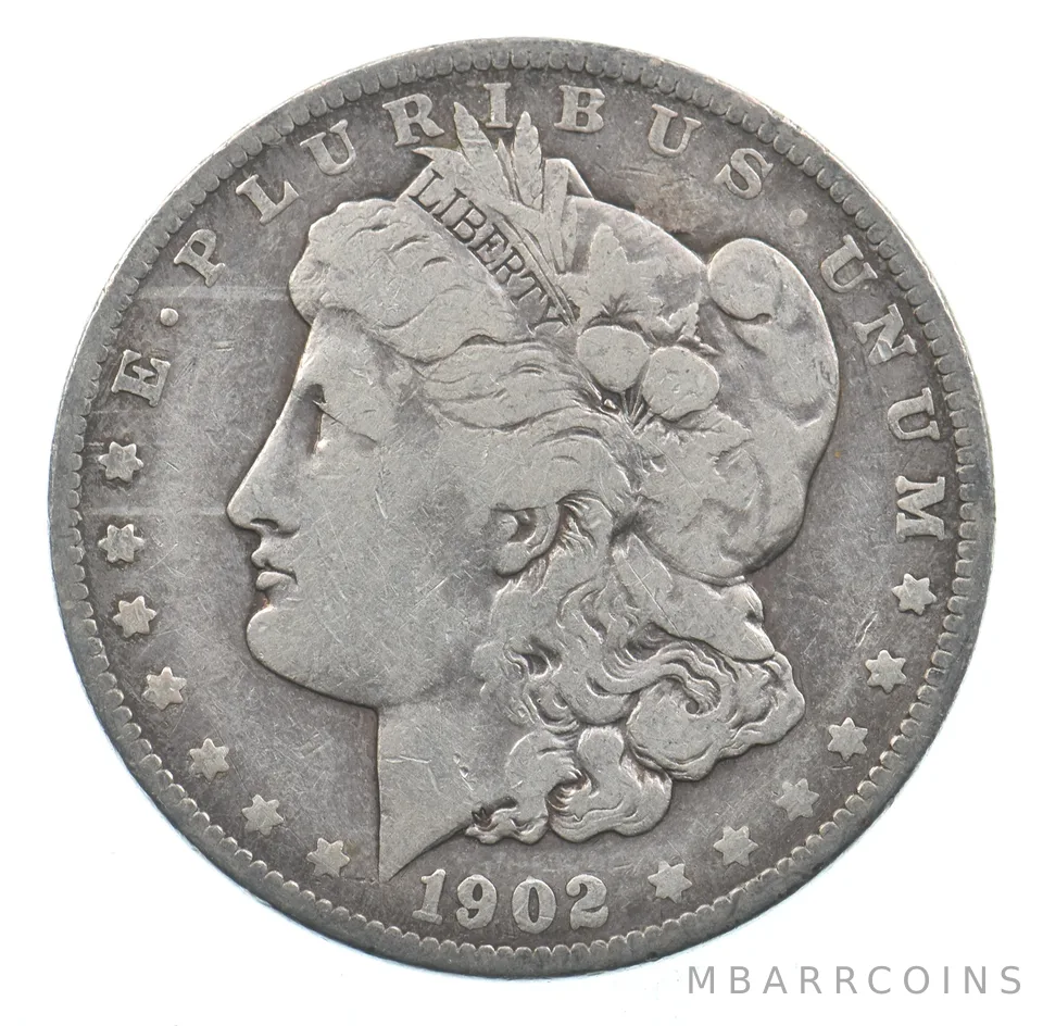 Early - 1902 Morgan Silver Dollar - 90% US Coin *827