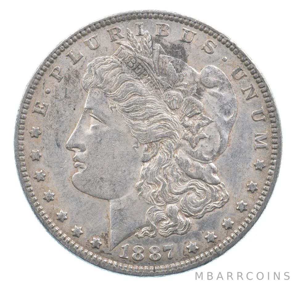Better 1887 Morgan Silver Dollar - 90% US Coin - Nice Coin *346