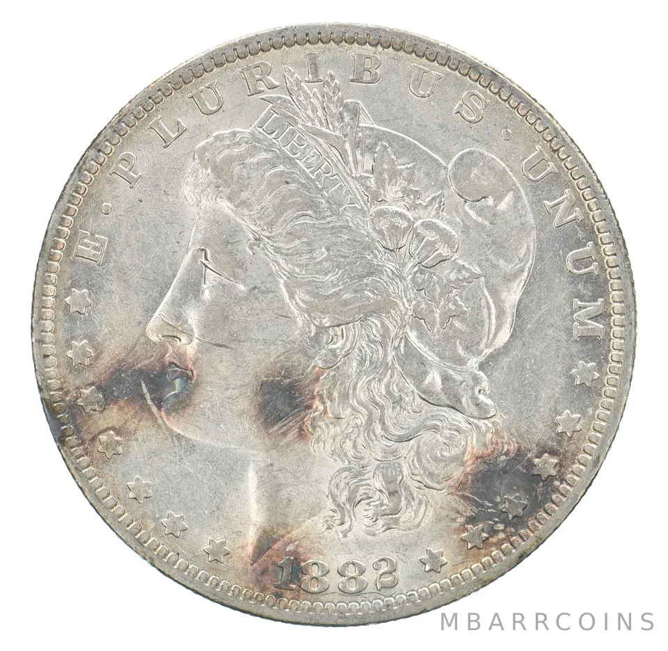 1882-O/S Morgan Silver Dollar Beautiful Tone *5164