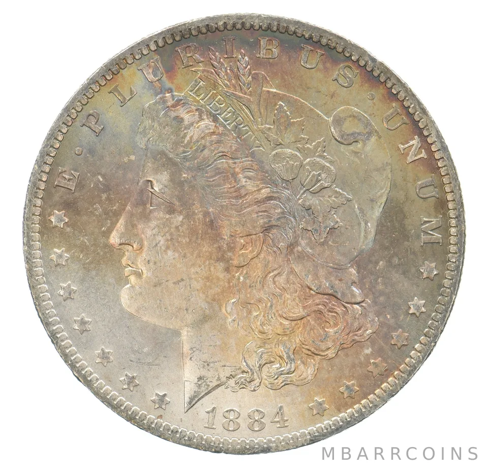 1884-O Morgan Silver Dollar Beautiful Tone *5168