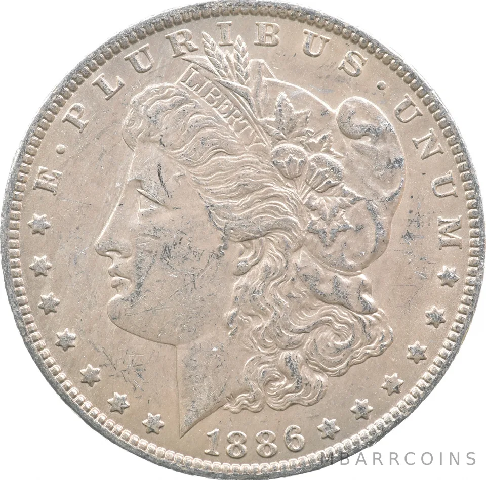 1886-O Morgan Silver Dollar a5090