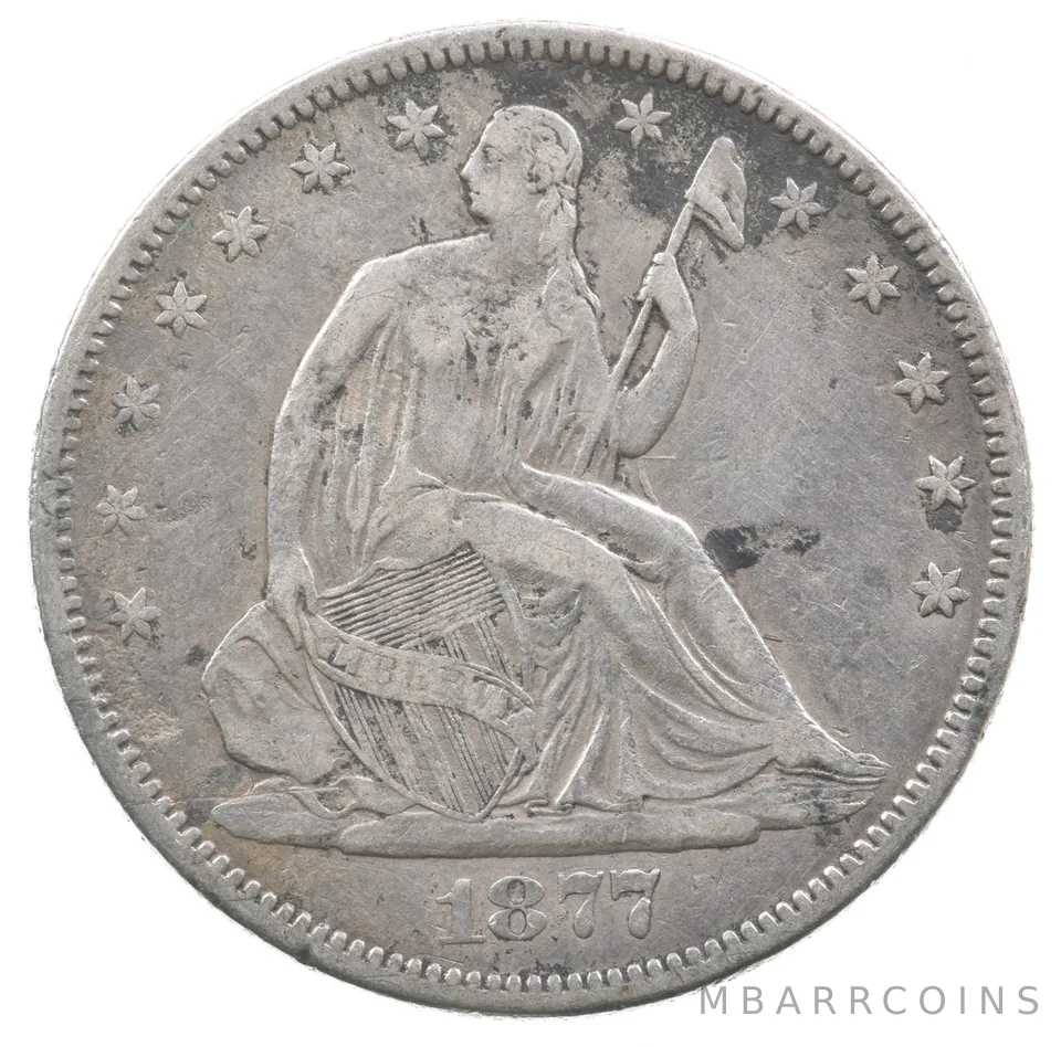 1877-S Seated Liberty Half Dollar *8914
