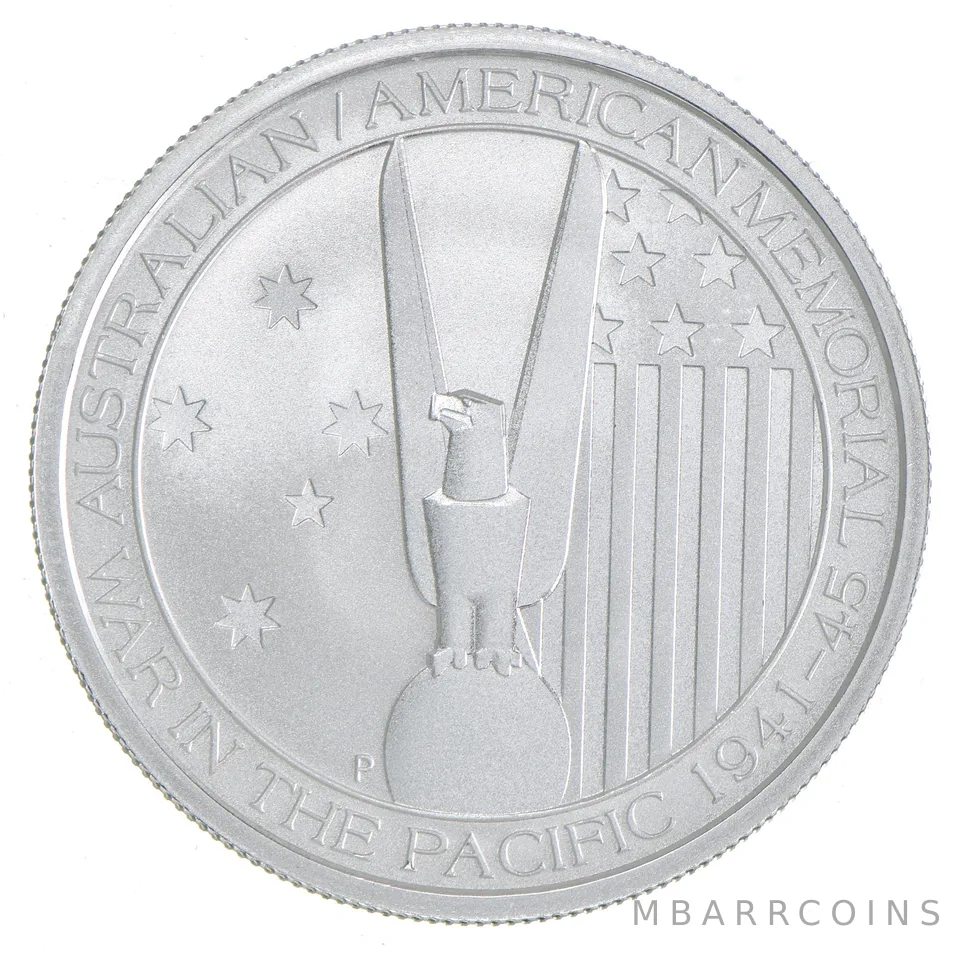 2013 1/2 oz .999 Silver 50 Cent Australia War in the Pacific Memorial