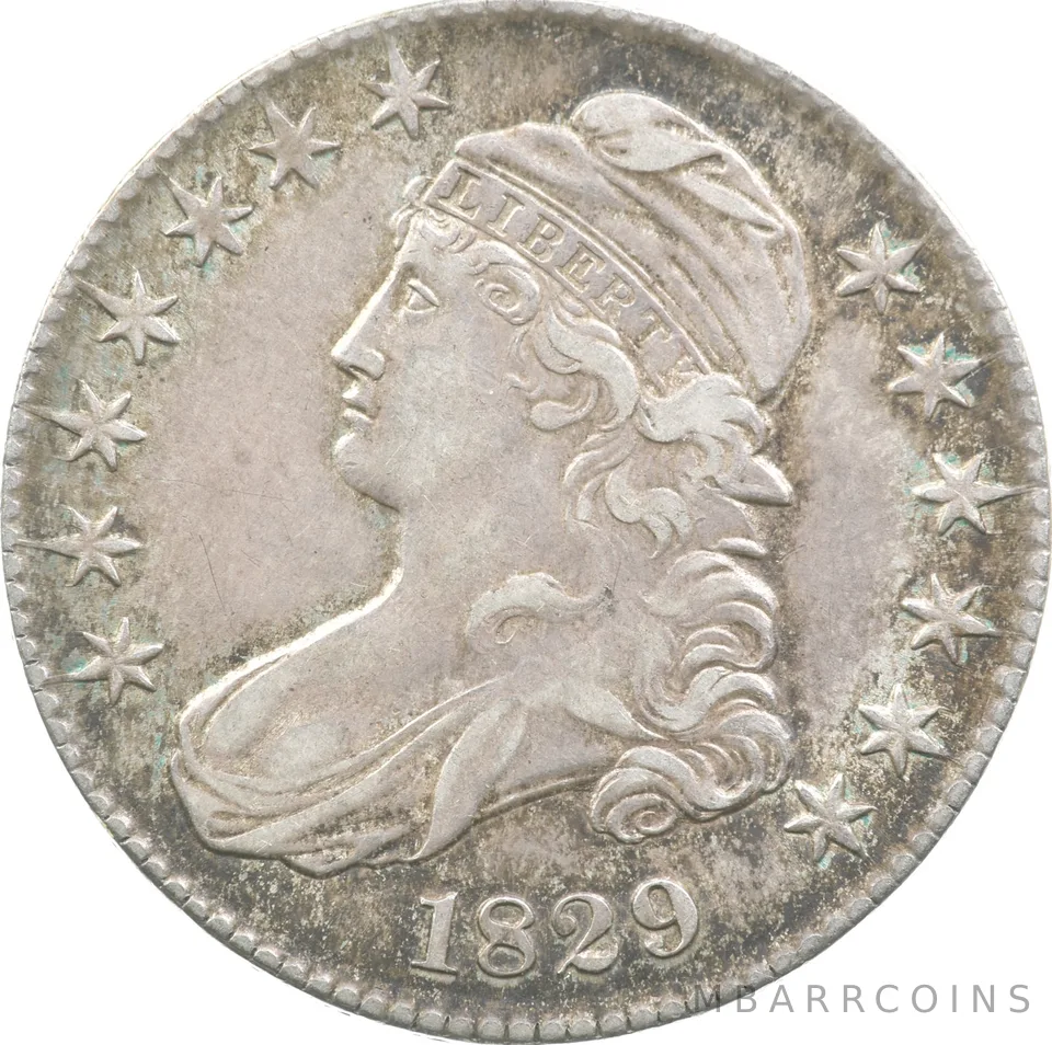 1829 Capped Bust Half Dollar a3432