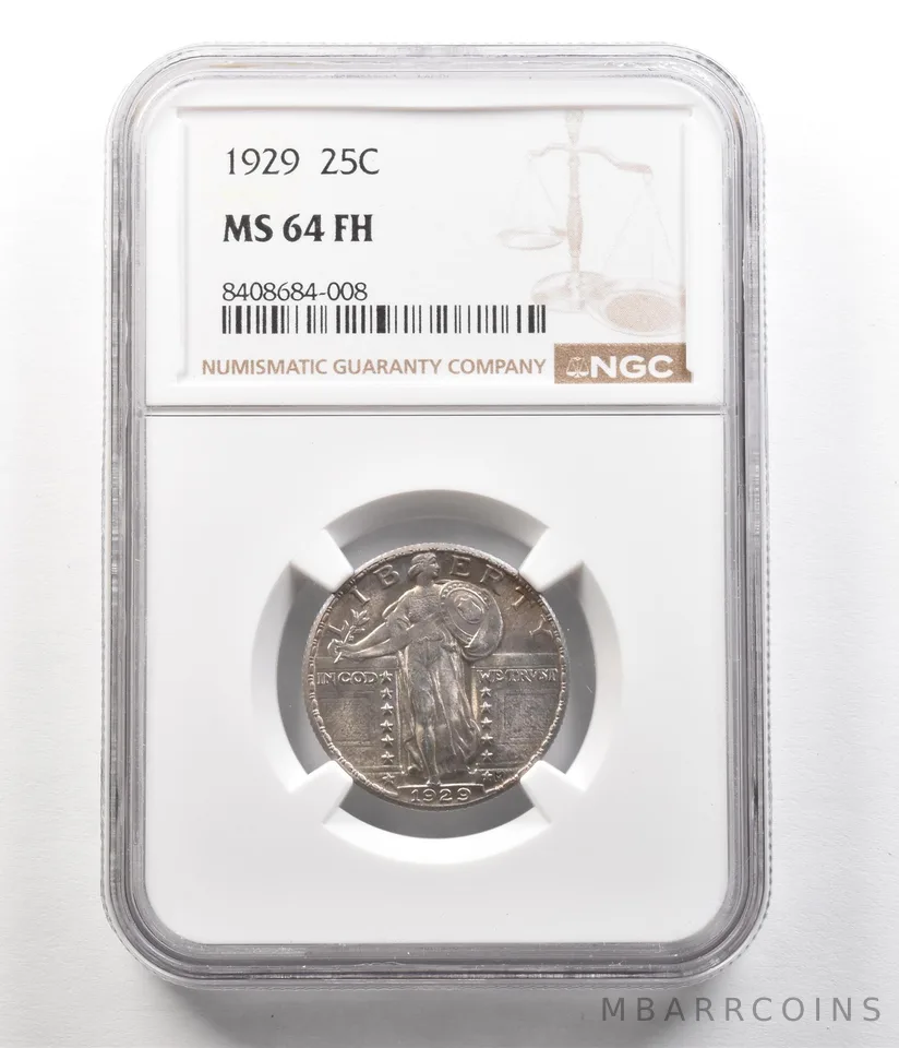1929 Standing Liberty Quarter MS64 FH NGC *4978