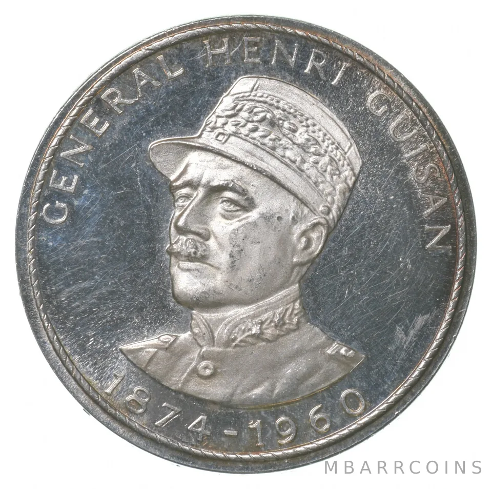 1969 General Henri Guisan l Mobilization Commemorative Medal a6430