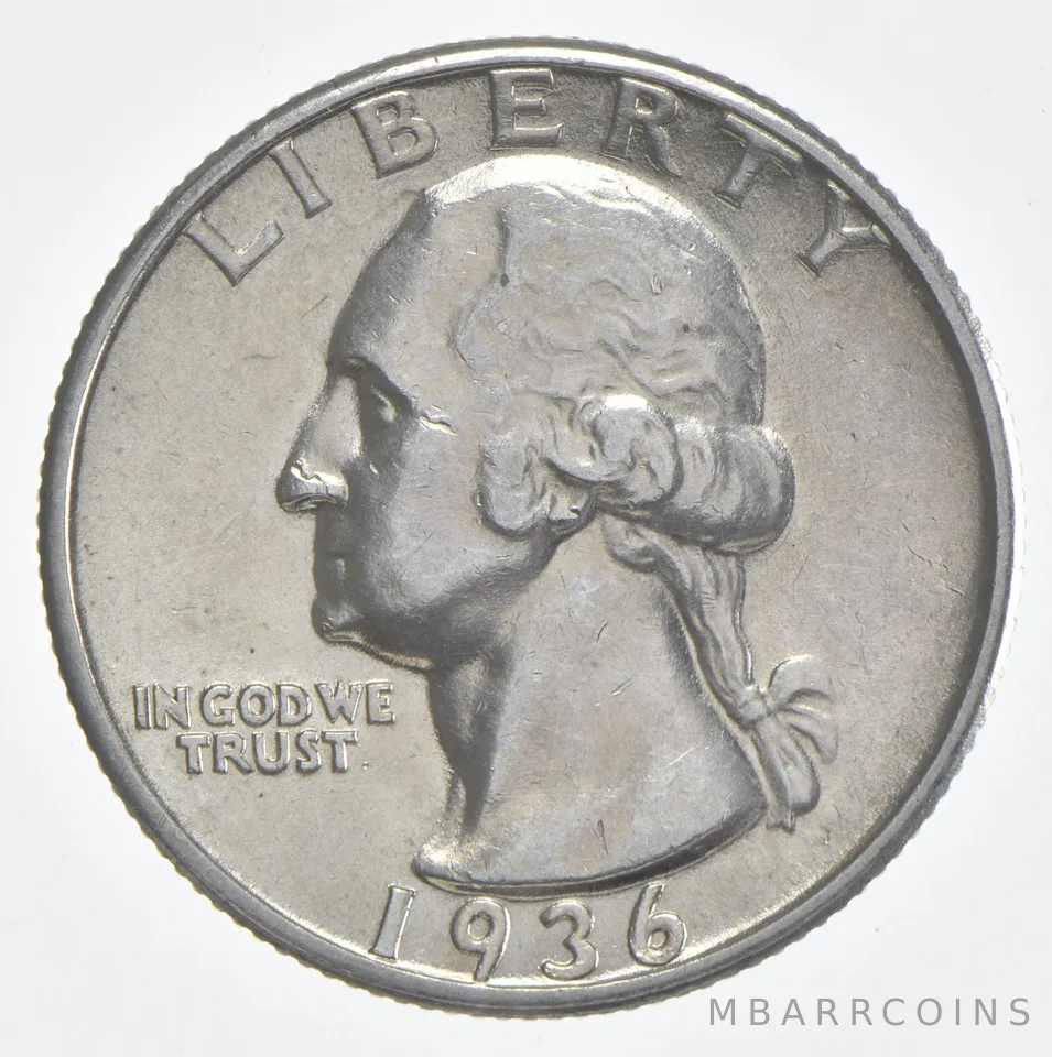 1936-S BU Washington Quarter Silver