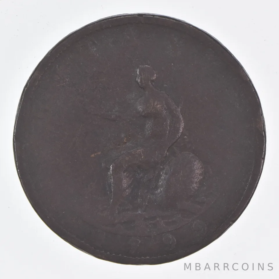 Better Date - 1799 United Kingdom ½ Penny World Coin- Silver *486