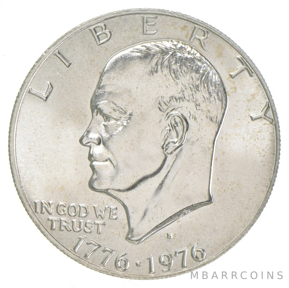 1976-S Eisenhower Dollar 40% SILVER - BU Unc MS (1 coin)