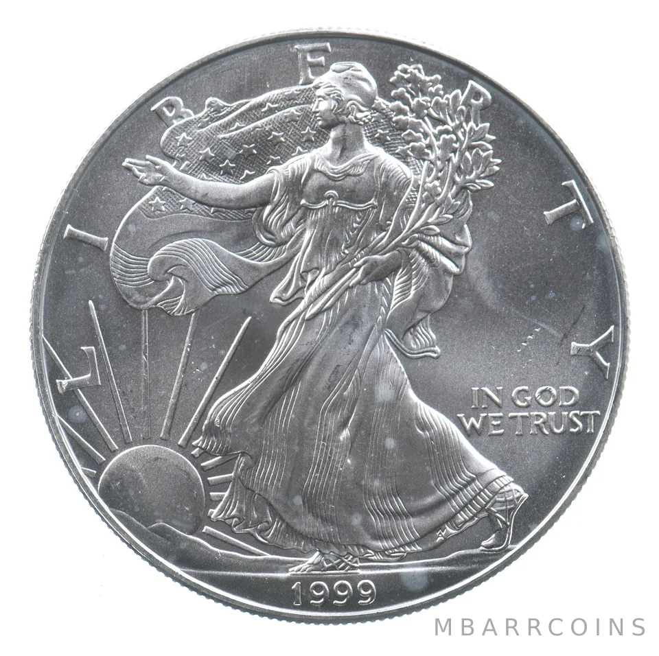 Better Date 1999 American Silver Eagle 1 Troy Oz .999 Fine Silver *681