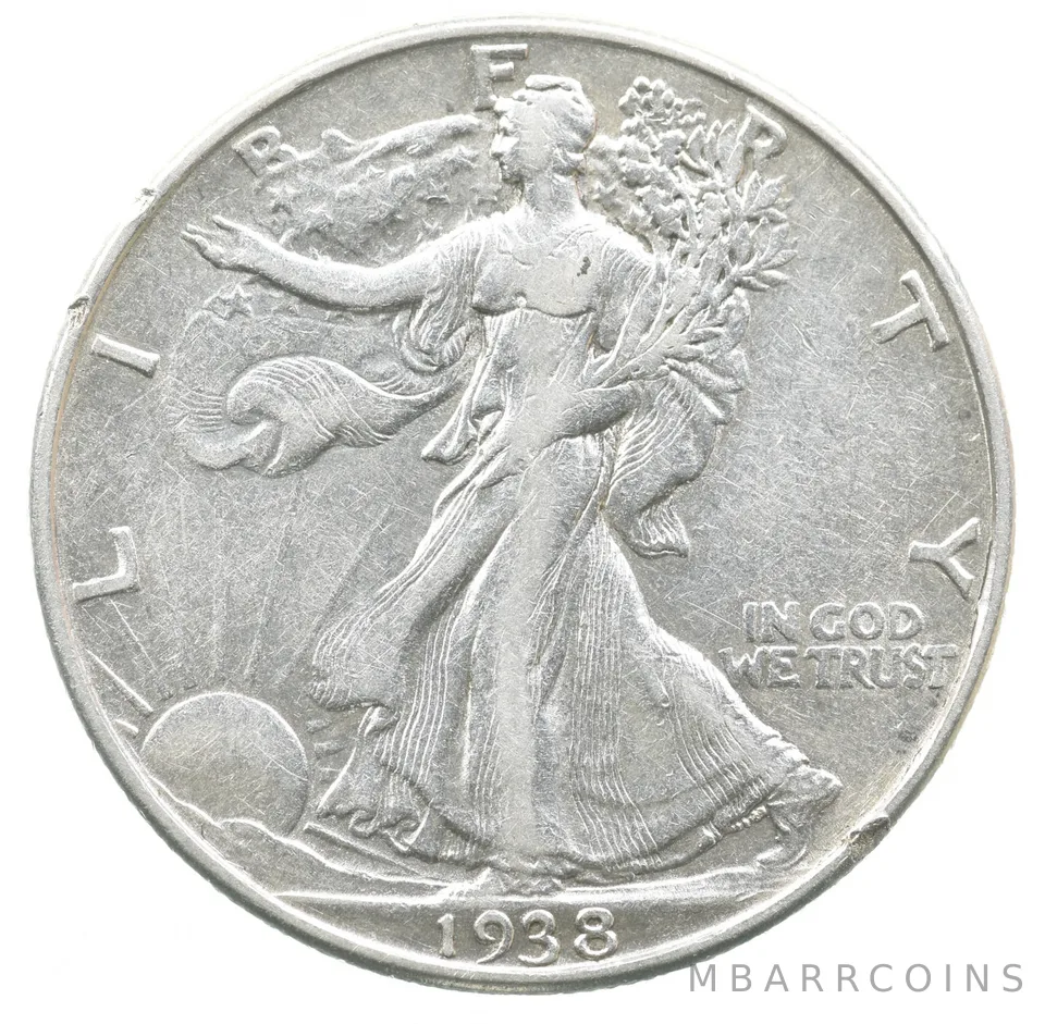 1938-D Walking Liberty Half Dollar a8862