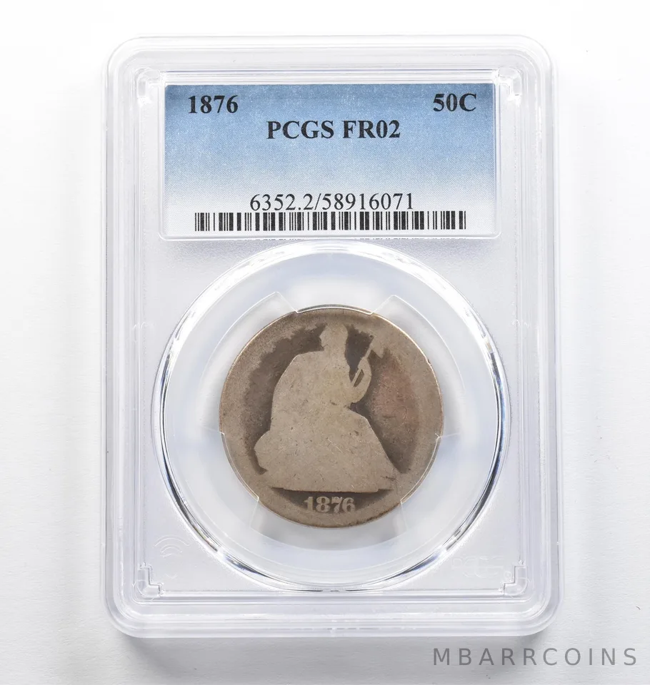 1876 Seated Liberty Half Dollar FR02 PCGS Lowball *9456