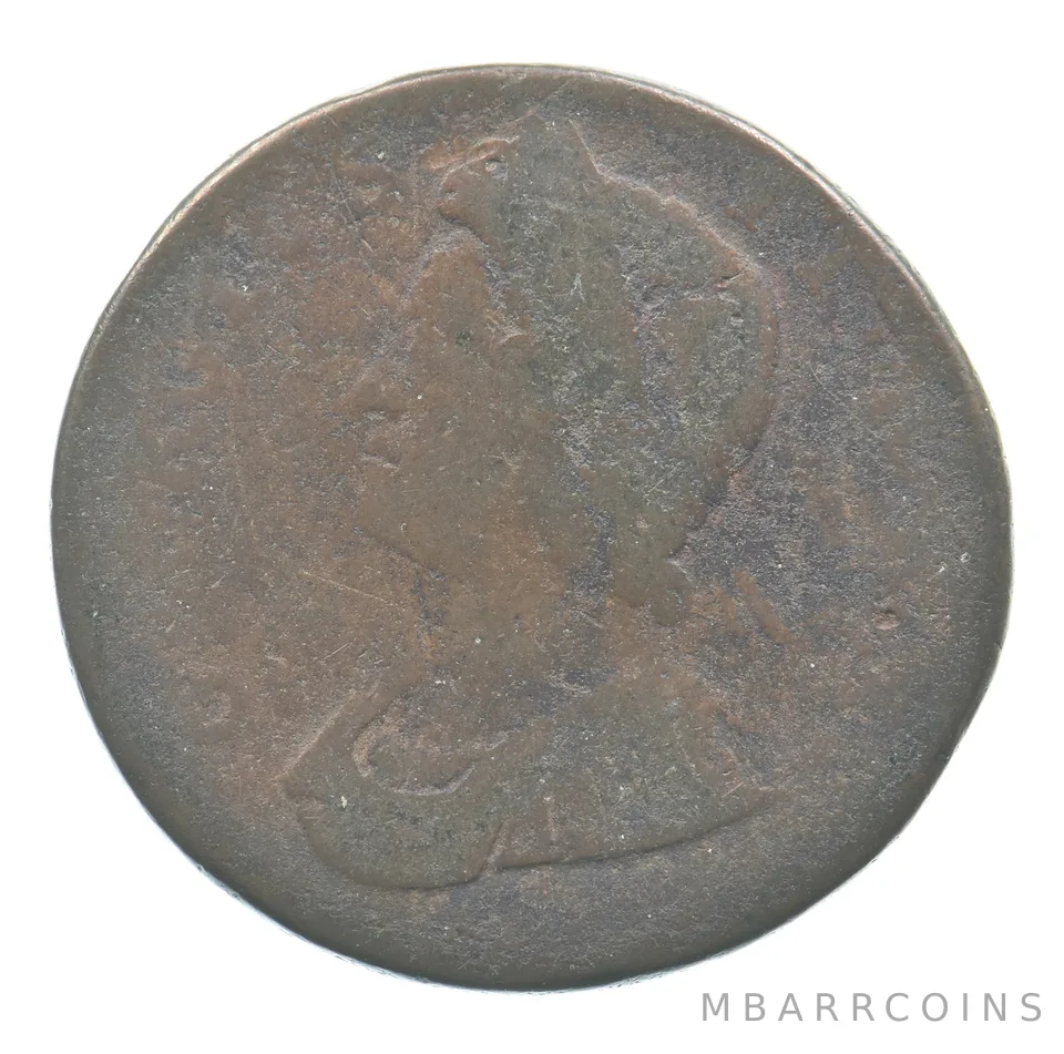 1736 Great Britain Half Penny George II *6518