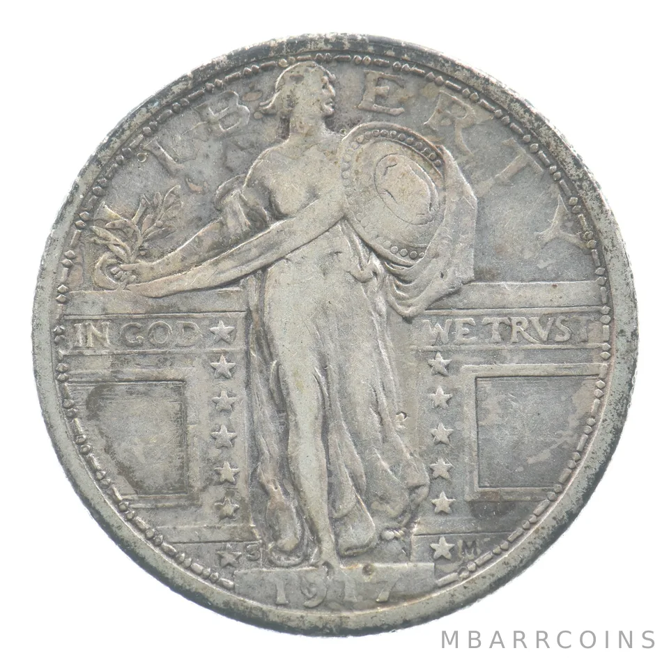 1917-S Standing Liberty Quarter *4450