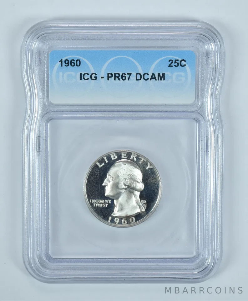 1960 Washington Quarter PR67 DCAM ICG