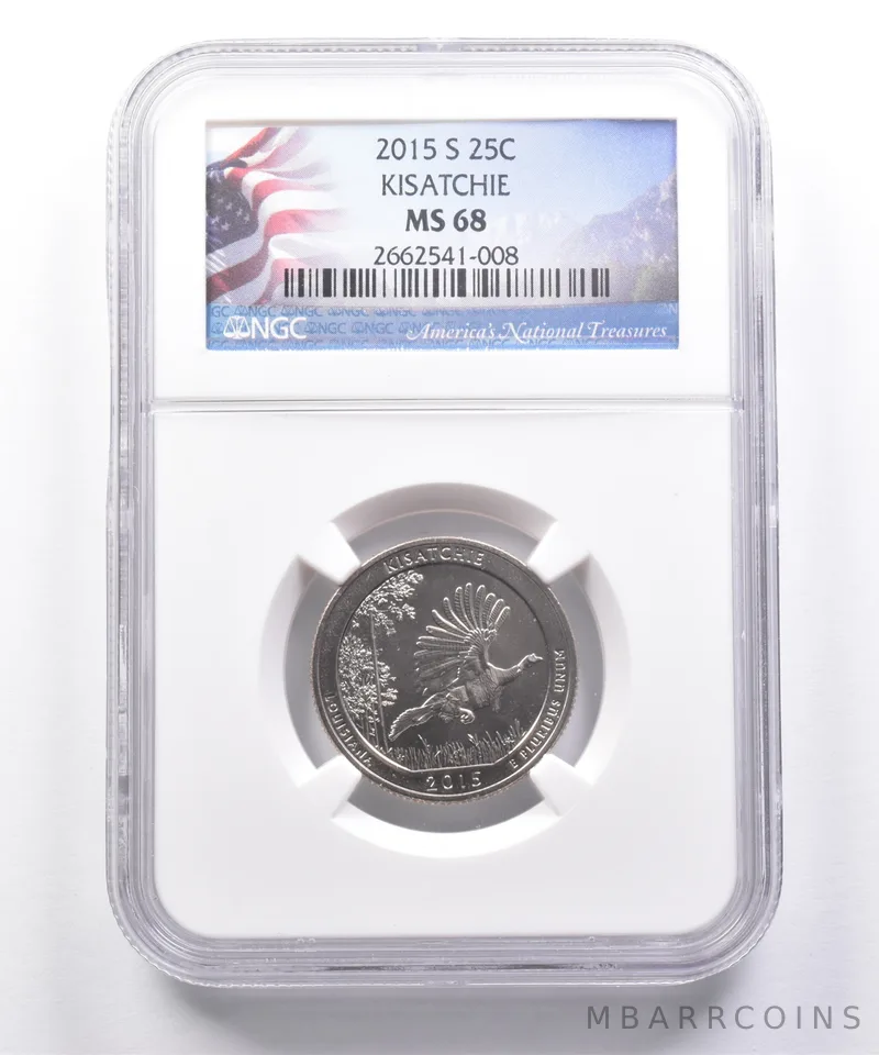 2015-S Washington Quarter Kisatchie MS68 NGC *7325
